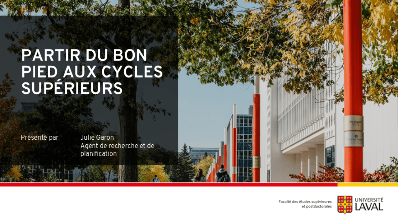 Partir du bon pied aux cycles supérieurs