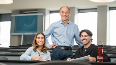 Professeur et étudiants