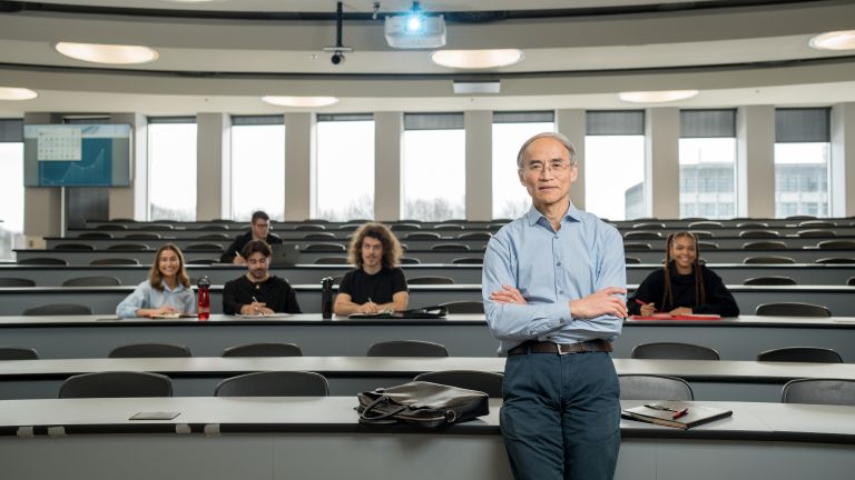Professeur et étudiants