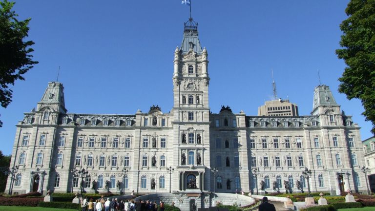 Façade de l'Assemblée nationale du Québec