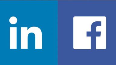 logos LinkedIn et Facebook
