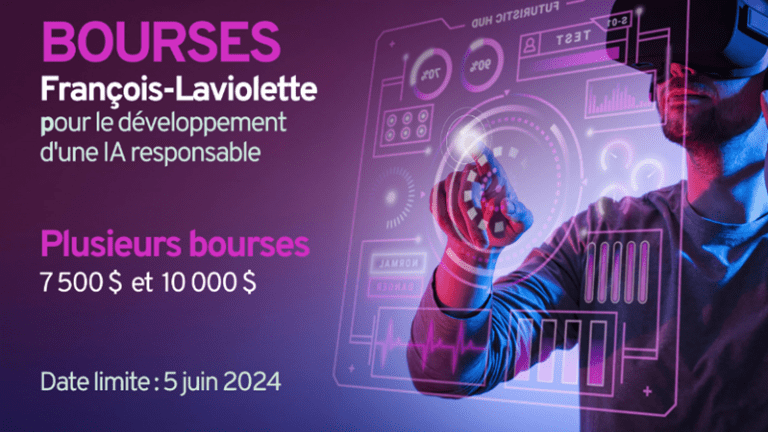 Visuel de concours de bourses IA responsable